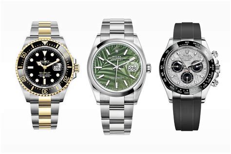 compare Rolex models and prices